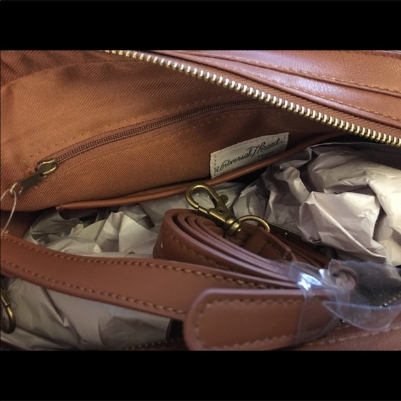 UNIVERSAL THREAD Brown Faux Leather π Handbag - Picture 6 of 8